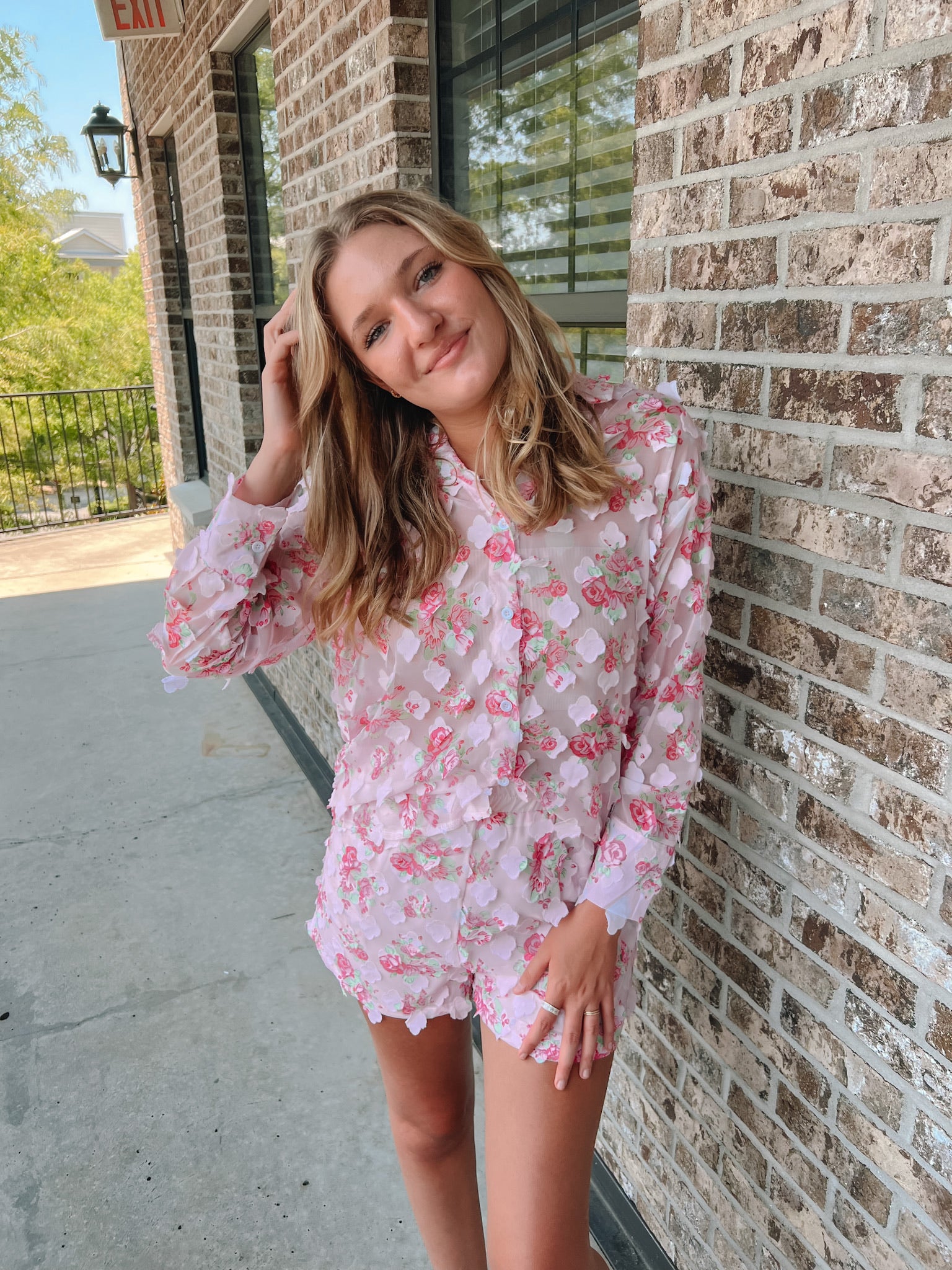 Gorgeous Estate 3D Floral Print Set | Front View