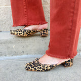 [Matisse] The Geneva Heeled Leopard Mule