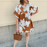 Autumn Garden Babydoll Dress