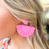 Michelle McDowell Corolla Earrings Pink