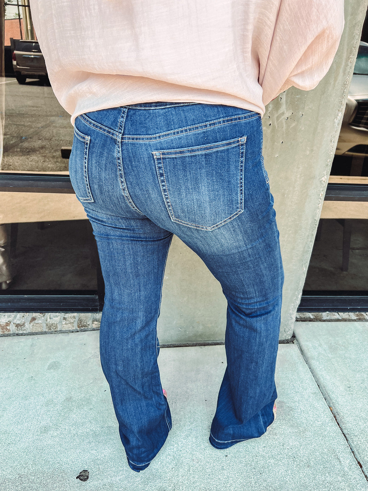 The Riley Pull On Jelly Jean Flare | Back View
