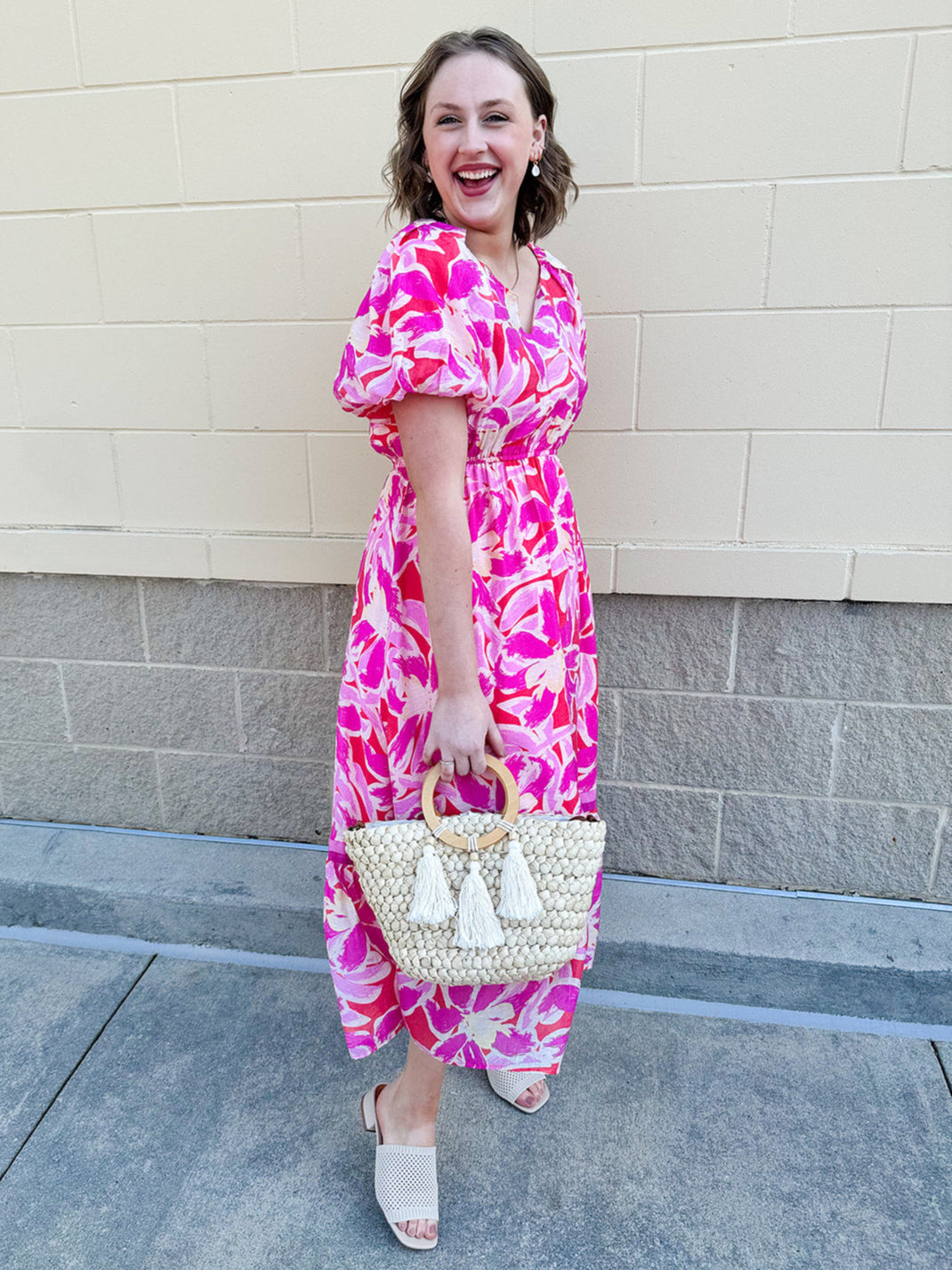 Sweet Serendipity Puff Sleeve Tiered Maxi Dress