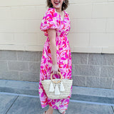 Sweet Serendipity Puff Sleeve Tiered Maxi Dress