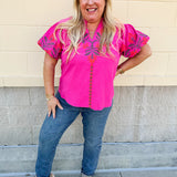 Coconut Grove Embroidered Top