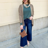 Cozy Essence Knit Cardigan in Camel