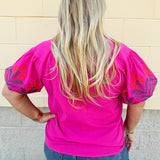Coconut Grove Embroidered Top