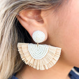 Michelle McDowell Corolla Earrings Natural