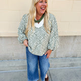 Whispering Grove Boho Top