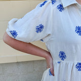Grecian Getaway A-Line Midi Dress