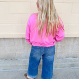 [Mary Square] Sarah Sequin Green Trees Sweatshirt