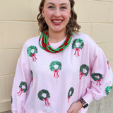[Mary Square] Millie Wreaths Sweatshirt