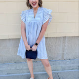 Dreamy Days Striped Baby Doll Dress