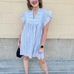 Dreamy Days Striped Baby Doll Dress