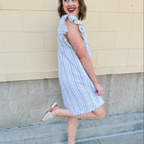 Dreamy Days Striped Baby Doll Dress