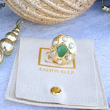 [Easton Elle] The Globe Green Ring