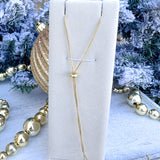 [Easton Elle] Irregular Green Slip Necklace