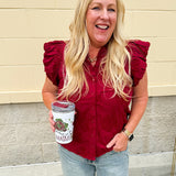 Swig brand 24oz insulated party cup featuring custom Tallahassee game day illustrations and a sliding lid