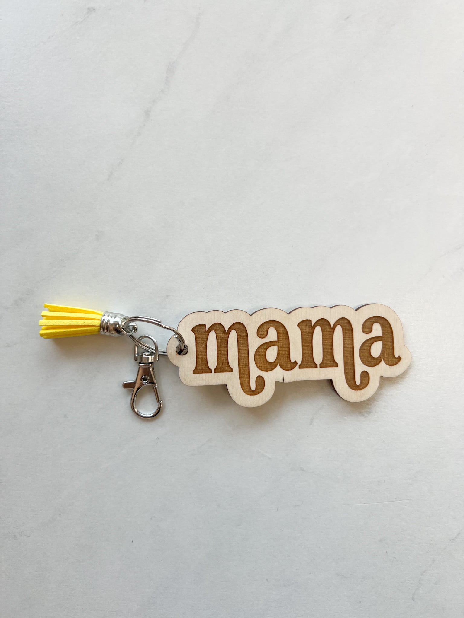 Mama Keychains | Yellow