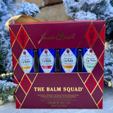 Jack Black lip balm gift set with four flavors
