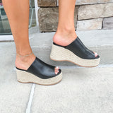 The Stacey Wedge Sandals | Side View