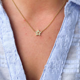 Star Necklace in Gold-Tone Plating