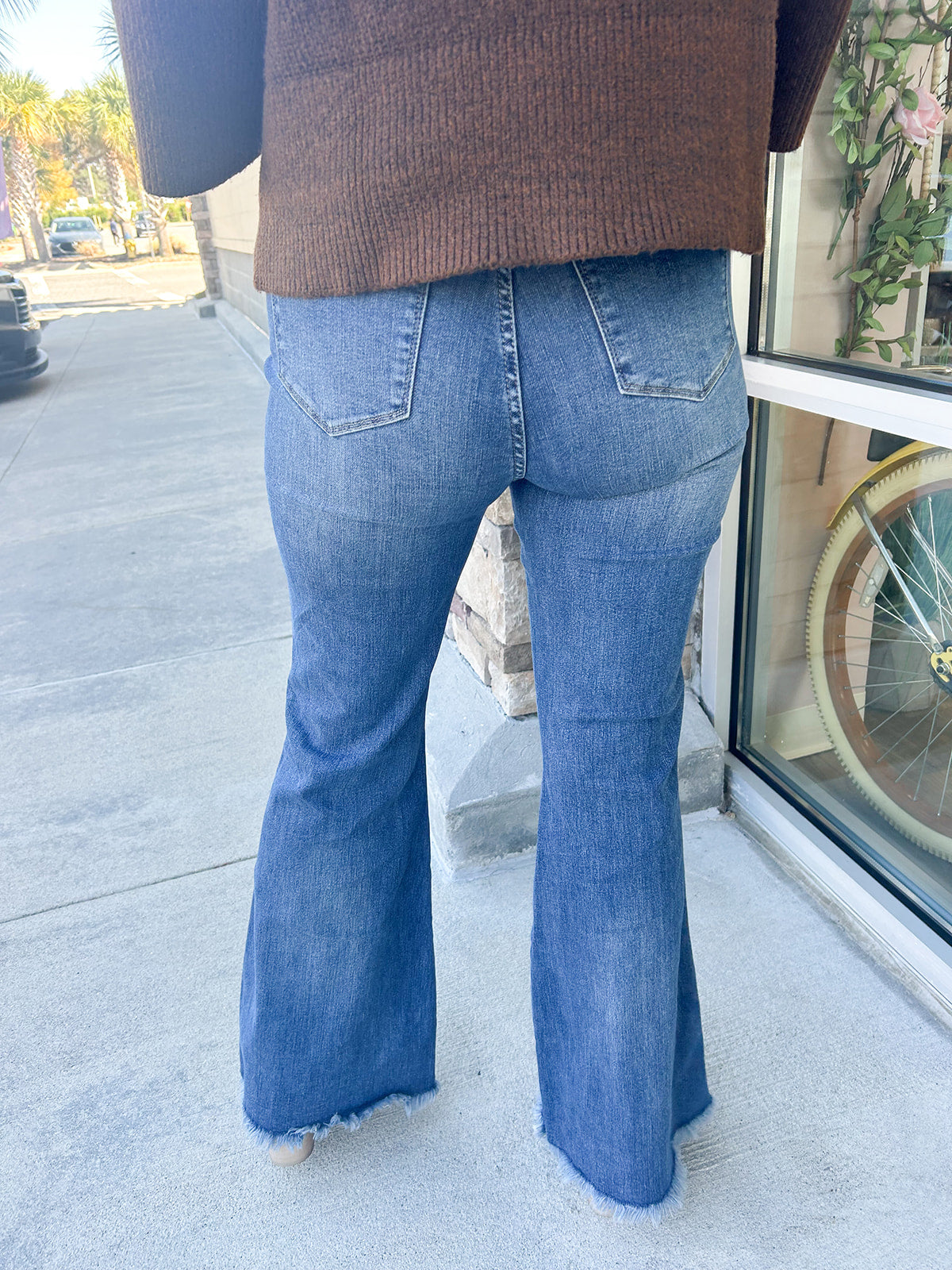 Judy Blue The Adriana High Wasted Tummy Control Flare Jeans