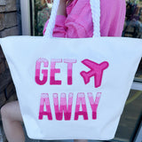 Get Away Chenille Beach Tote