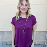 Hello Mello Dream Tee in Fuchsia