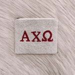 Alpha Chi Omega Pouch | Front View