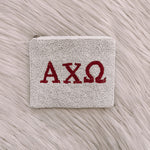 Alpha Chi Omega Pouch | Front View