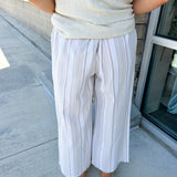 French Market Wide Leg Khaki Pants