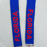 Florida Gators Beaded Bag Strap