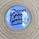 Kappa Kappa Gamma Blue Statement Letter Button Pin- The Pink Pineapple 850