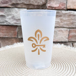 Kappa Kappa Gamma Stay Golden Stadium Cup (back)- The Pink Pineapple 850