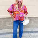 [Kut from the Kloth] Kelsey High Rise Ankle Flare in Sentiment