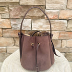 Laguna Mini Chocolate Top Handle Bag - The Pink Pineapple 850