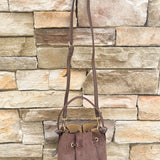 Laguna Mini Chocolate Top Handle Bag - The Pink Pineapple 850