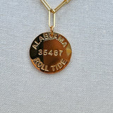 [Lisi Lerch] College Tag Charm Necklace – Alabama