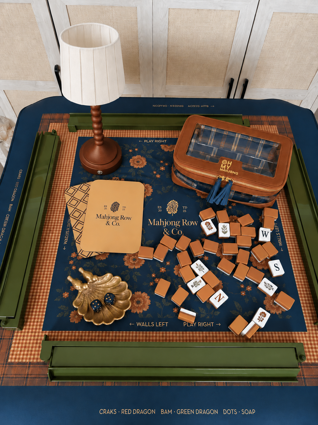 Mable x Midnight Garden Luxury Mahjong Tablescape Set