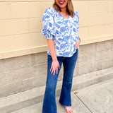 [Mary Square] Ashlyn Porcelain Vines Top