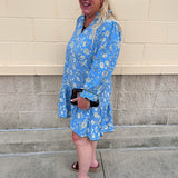 [Mary Square] Audrey Dress | Song Bird Blue