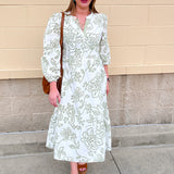 [Mary Square] Riley Midi Dress | Lacecap White