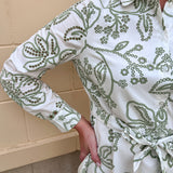[Mary Square] Sarah Dress | Lacecap White