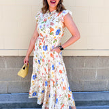 Meadowlight Whimsy Midi Dress