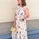 Meadowlight Whimsy Midi Dress