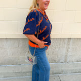 [Stewart Simmons] Merit Puff Sleeve Sweater | Auburn