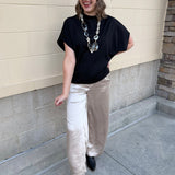 Midnight Poise Dolman Top