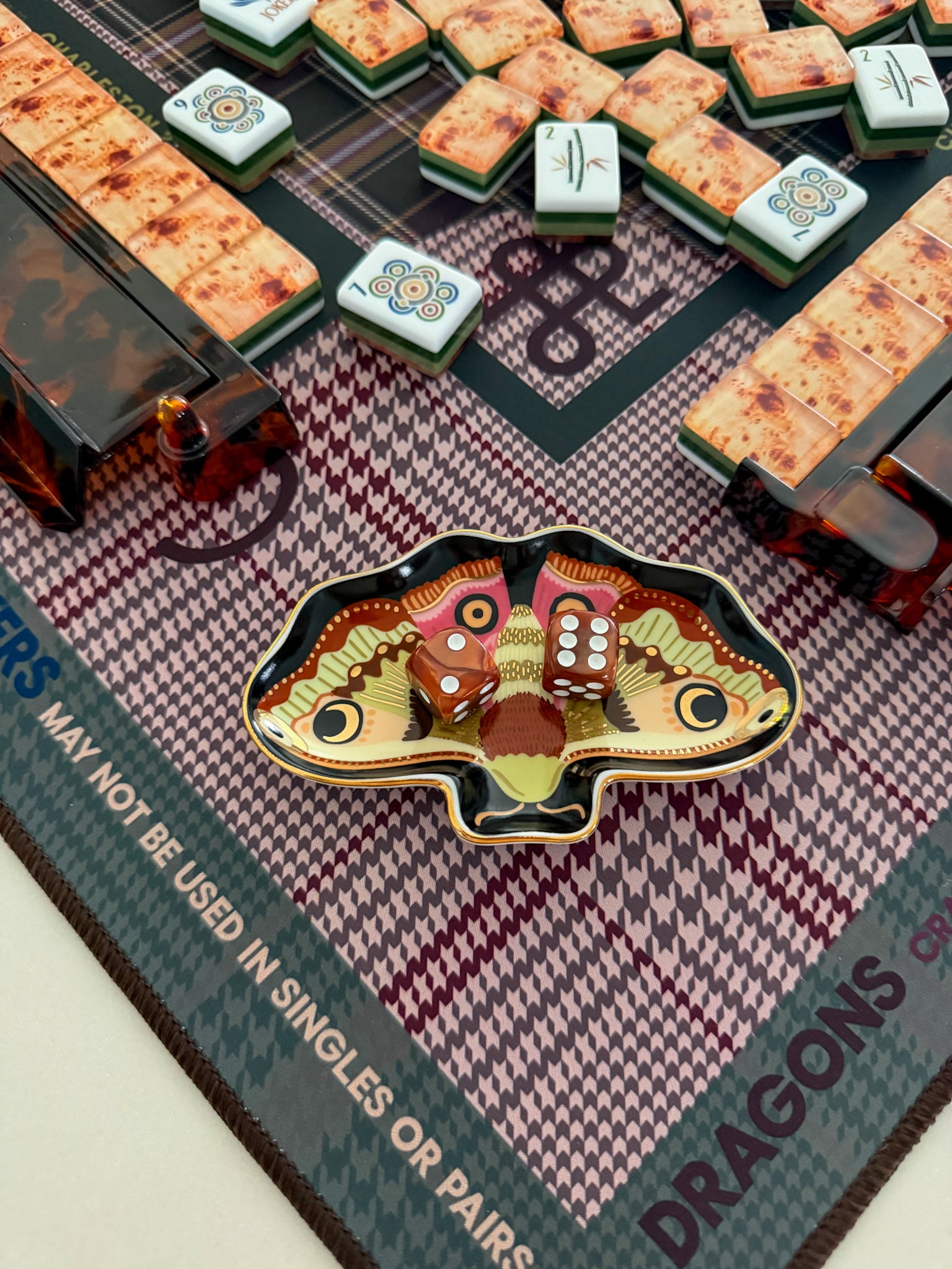 Moon Moth Dice Catchall