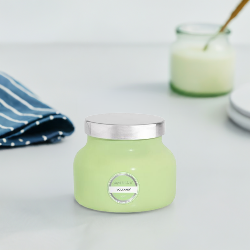 Capri Blue Iced Matcha Candle Petite Jar 8oz green lime