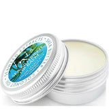 INIS lip balm in blue and white packaging with ocean-inspired branding